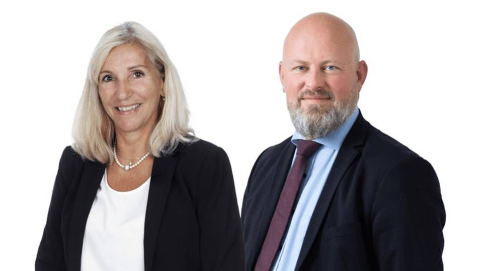 Tina Iburg og Thomas Møller Harhoff Kristensen. | Foto: PR / Colliers