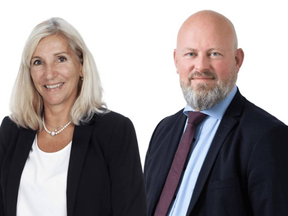 Tina Iburg og Thomas Møller Harhoff Kristensen. | Foto: PR / Colliers