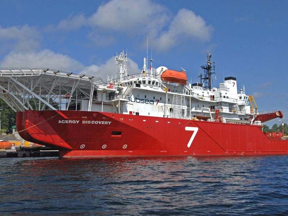 Subsea7-skibet Acergy Discovery. | Foto: PR/Subsea 7