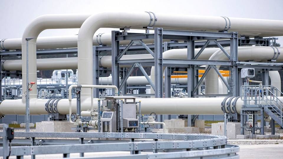 En del af Nord Stream 2 i Mecklenburg-Vorpommern. I fremtiden skal naturgas spille en mindre rolle og erstattes af brint, hvis EU's klimamålsætninger skal følges til dørs. | Foto: Jens Bttner/AP/Ritzau Scanpix