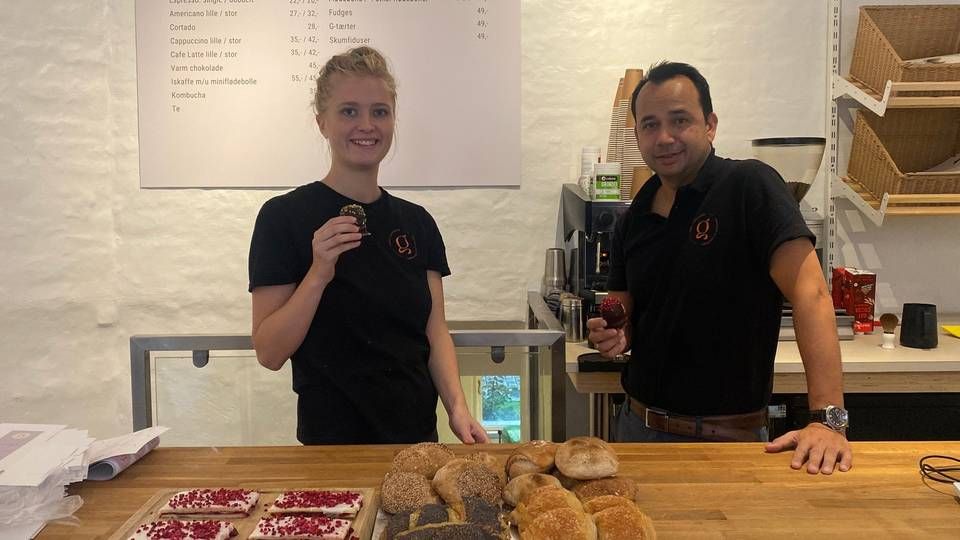 Anja Bindesbøll og Alexander Afreedi forventer at kunne levere deres veganske flødeboller til danske detailbutikker inden for de næste seks måneder. | Foto: PR/Glean