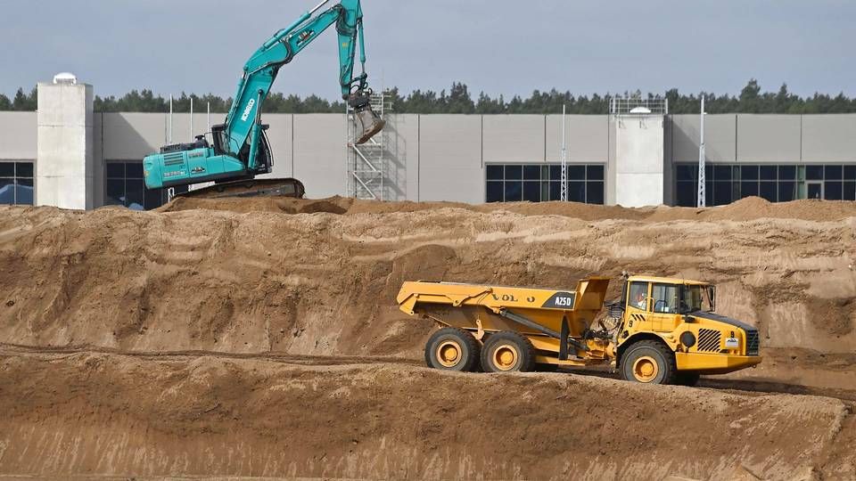 Tesla's German factory under construction, April 8, 2021. | Photo: John Macdougall/AFP/Ritzau Scanpix