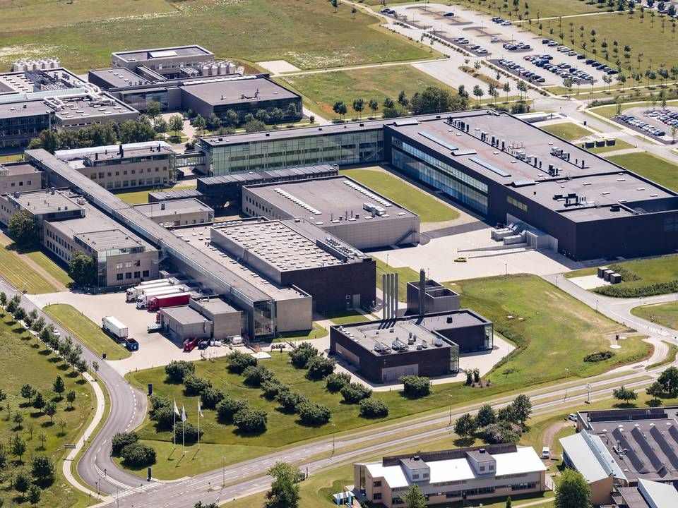 Aerial photo of Novo Nordisk's plant in Hillerød, Denmark | Photo: Novo Nordisk / PR