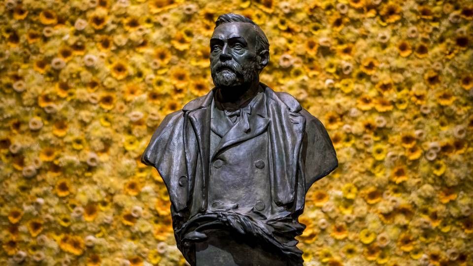 A portrait of Alfred Nobel. The Nobel Foundation manages the finances of the Nobel Prizes and has roughly SEK 5.2bn in assets. | Photo: © Nobel Media AB. Photo: A. Mahmoud.