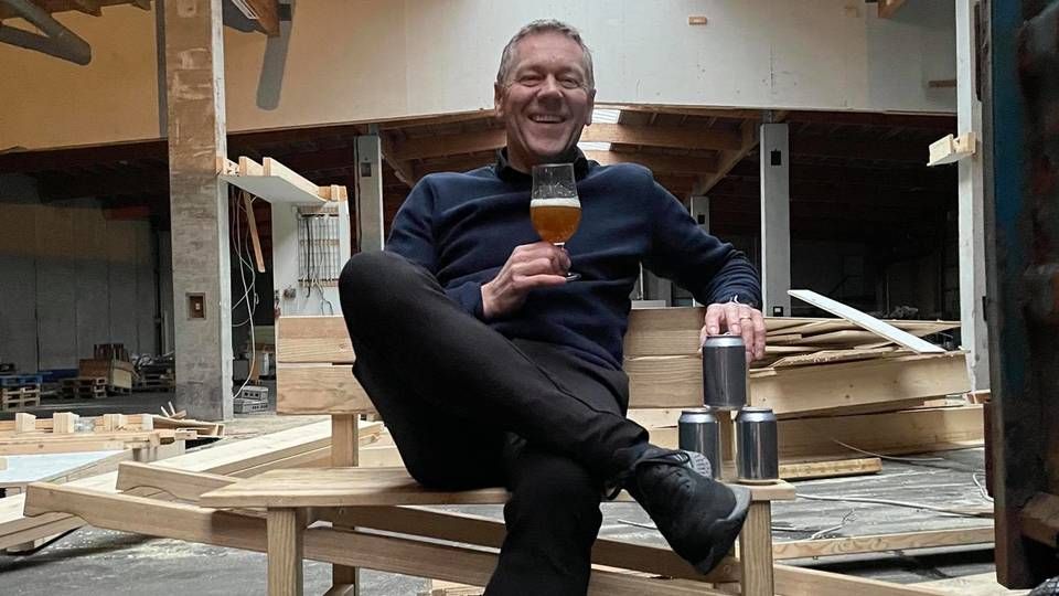 Petur Petersen er manden bag det nye OY Brewing, som vil brygge, hvad der svarer til en tredjedel af al øl, som indtages på Færøerne. | Foto: PR / OY Brewing