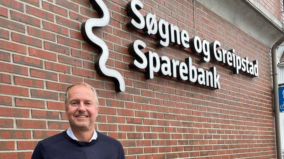 Administrerende banksjef Vidar Skaaland i Søgne og Greipstad Sparebank. | Foto: Søgne og Greipstad Sparebank