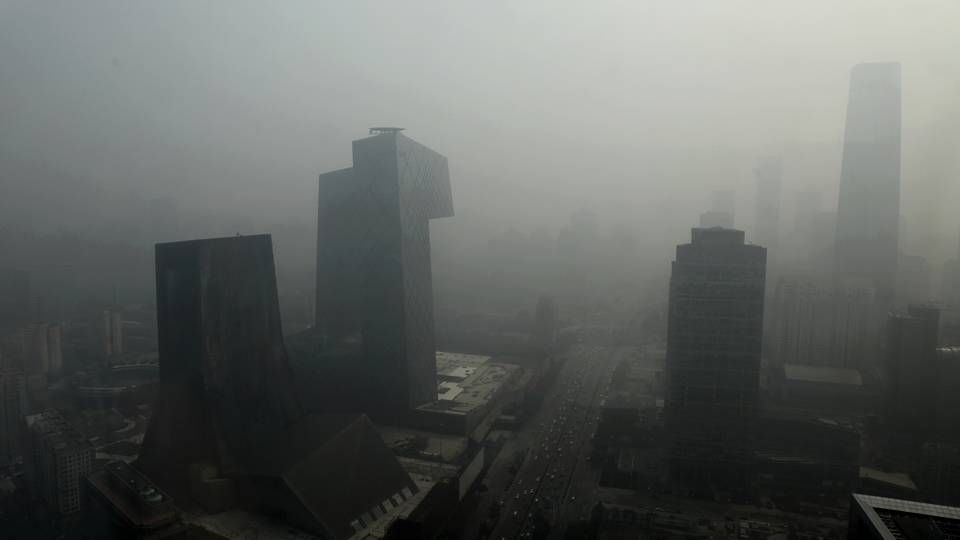 Smog over Beijing. | Foto: Niels Hougaard/UDL