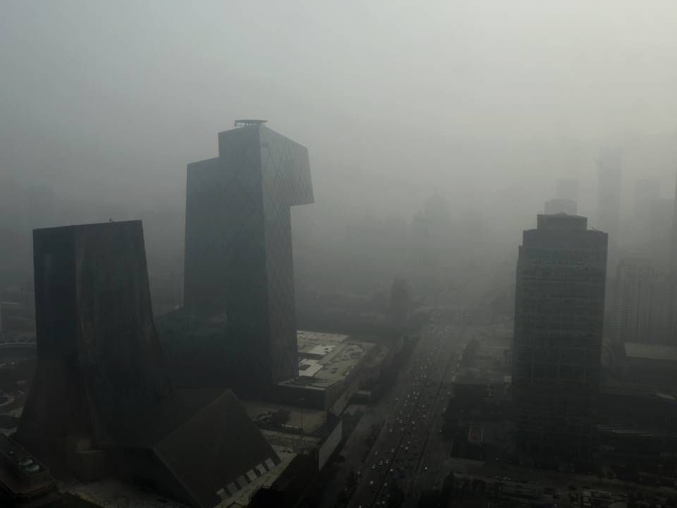 Smog over Beijing. | Photo: Niels Hougaard/UDL