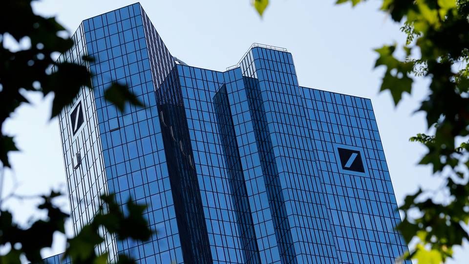 Deutsche Bank har offentliggjort regnskab for tredje kvartal. | Foto: RALPH ORLOWSKI/REUTERS / X00960