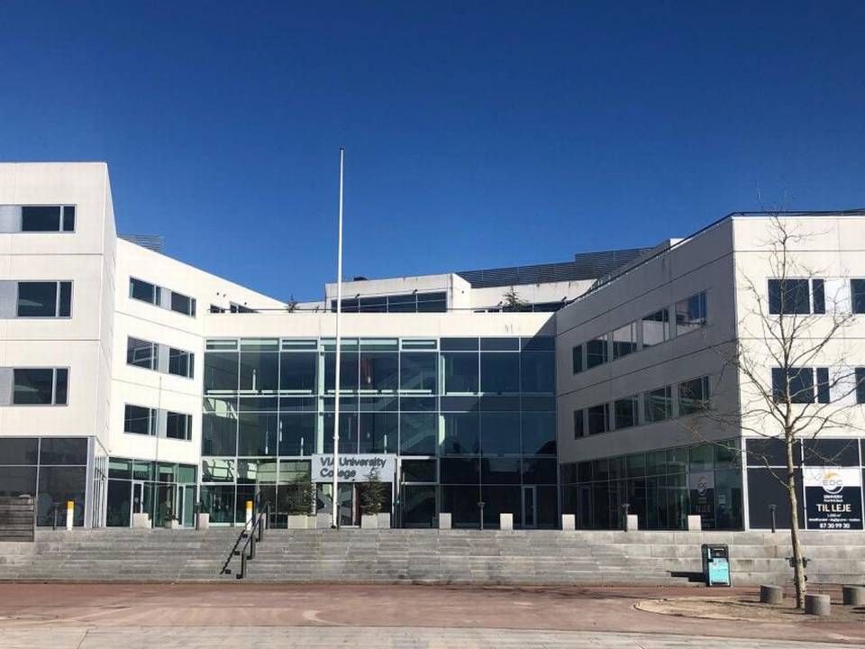Svenske SBB's seneste opkøb i Danmark var denne 8000 kvm store bygning i Randers, som bl.a. huser Via University College. | Foto: PR
