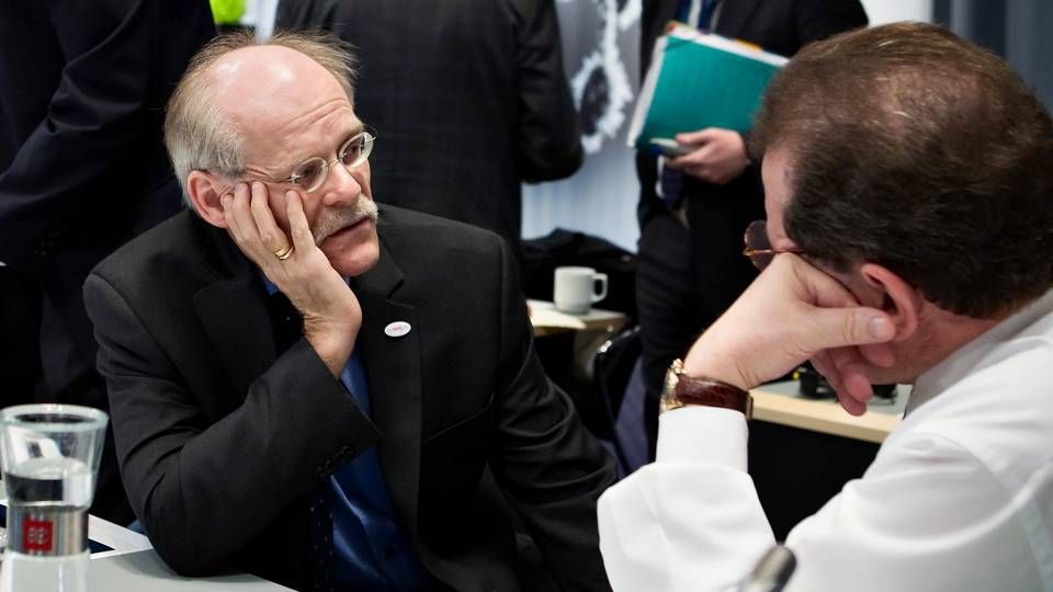 Governor of the Central Bank of Sweden Stefan Ingves (left) and Vice-President of European Central Bank (ECB) Vitor Constancio (right). | Photo: Lars Krabbe/UDL