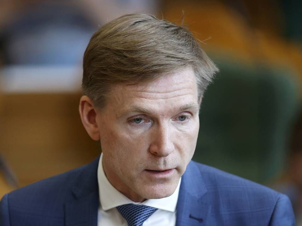 Kristian Thulesen Dahl ønsker statsminister Mette Frederiksen (S) i samråd om slettede sms'er i Statsministeriet. | Foto: Jens Dresling