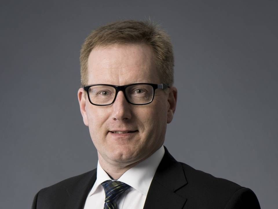 Jens Kr. A. Møller, adm. direktør, DLR Kredit, der fastholder sin reserve til fremtidige tab i landbruget forud for aftale om en CO2-afgift i landbruget. | Foto: PR/DLR Kredit