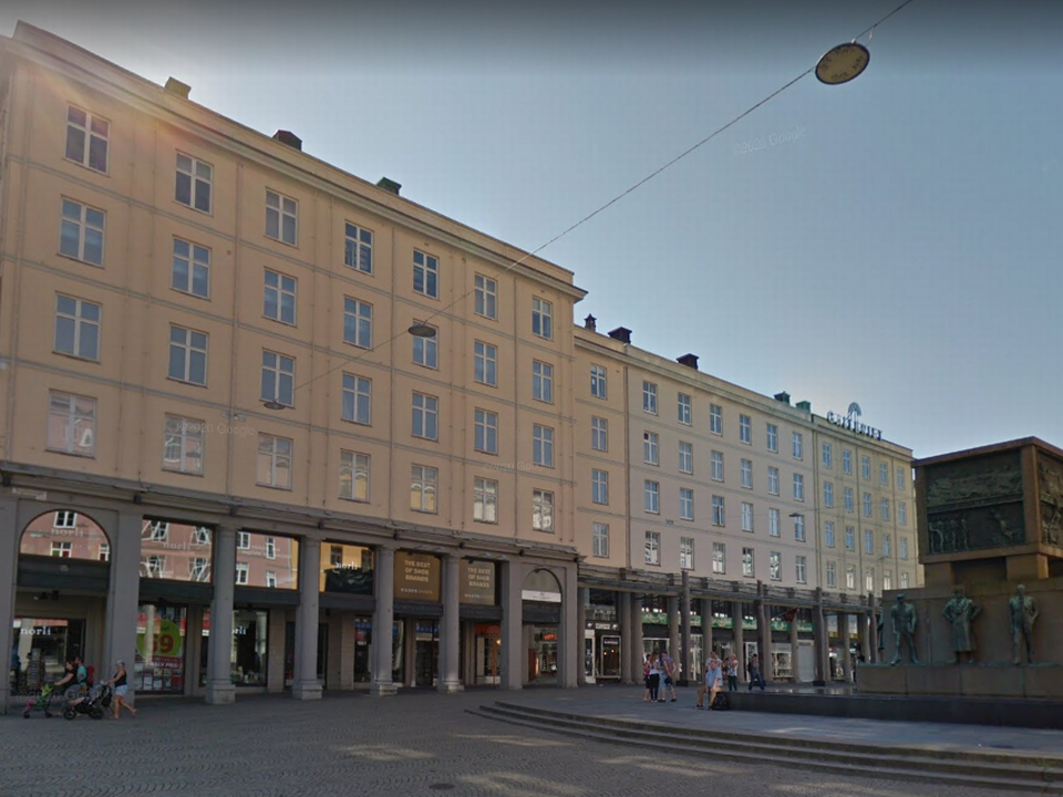 SOLGT: DNB Liv sikrer seg indrefilet i Bergen. Prisen kan ligge rundt 400 millioner kroner. | Foto: Google Street View