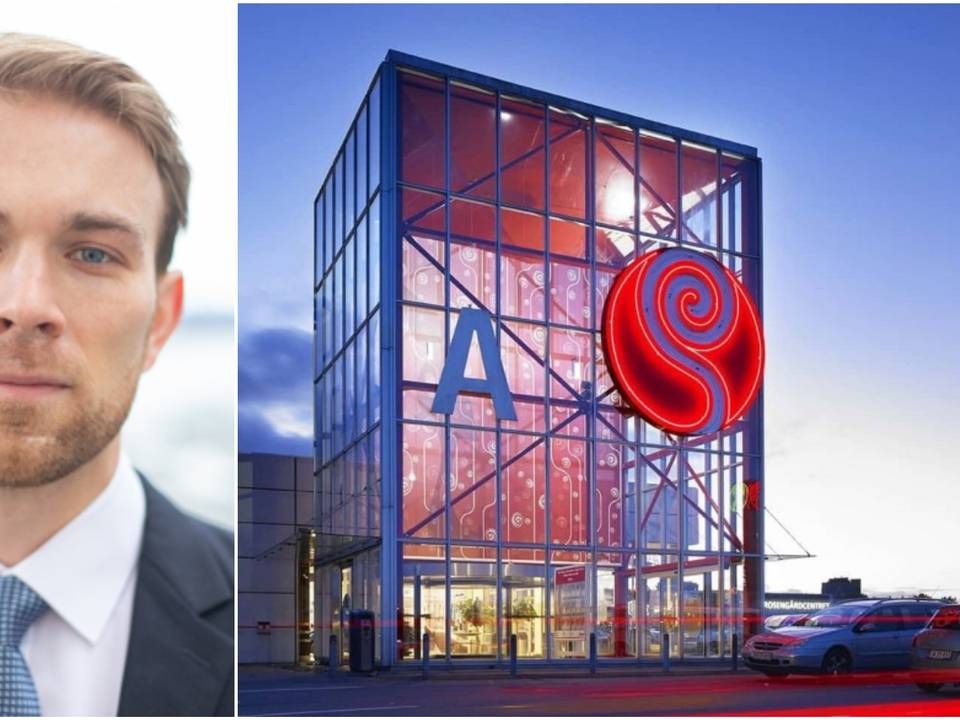 Andreas Farberg and one of the six shopping centers | Photo: KLP og Rosengårdcentret