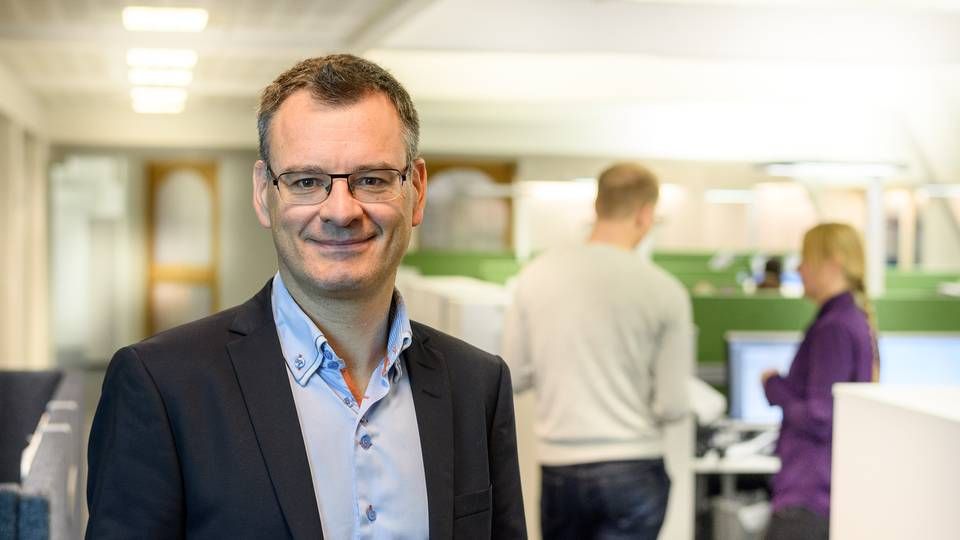 Salgsdirektør Emil Inversini i Landkreditt Bank. | Foto: Bjørn H. Stuedal
