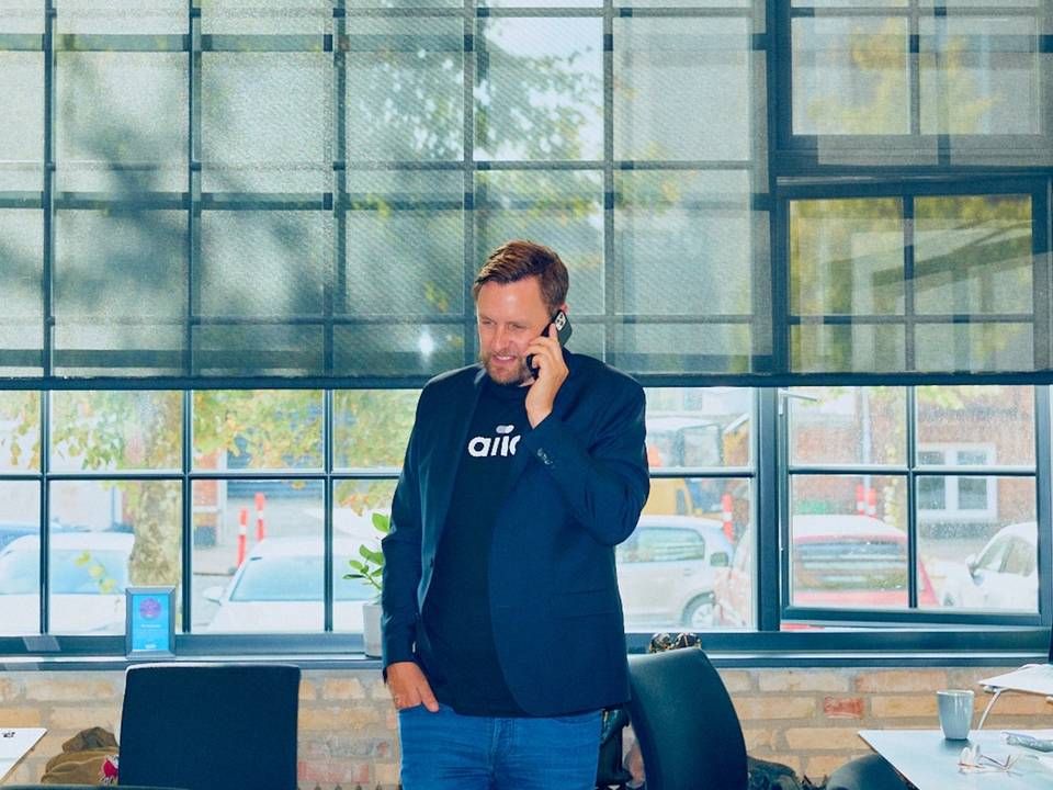 Rune Mai, stifter og adm. direktør i Aiia, forventer at håndtere to- til trecifret millionantal transaktioner på Mit.dk. | Foto: Thomas Nielsen PR / Aiia