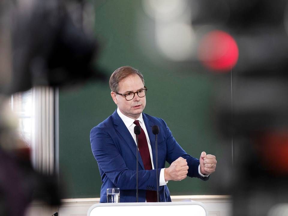 Finansminister Nicolai Wammen (S) | Foto: Thomas Borberg/Ritzau Scanpix