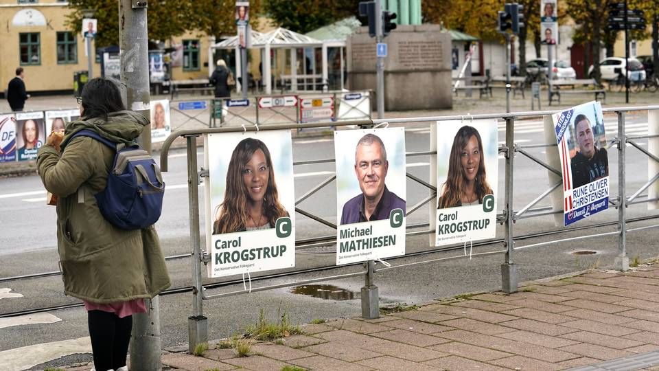 Valgplakater i Helsingør. | Foto: KELD NAVNTOFT/Keld Navntoft