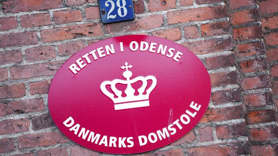 Retssagen kører ved reten i Odense. | Foto: Claus Fisker/Ritzau Scanpix