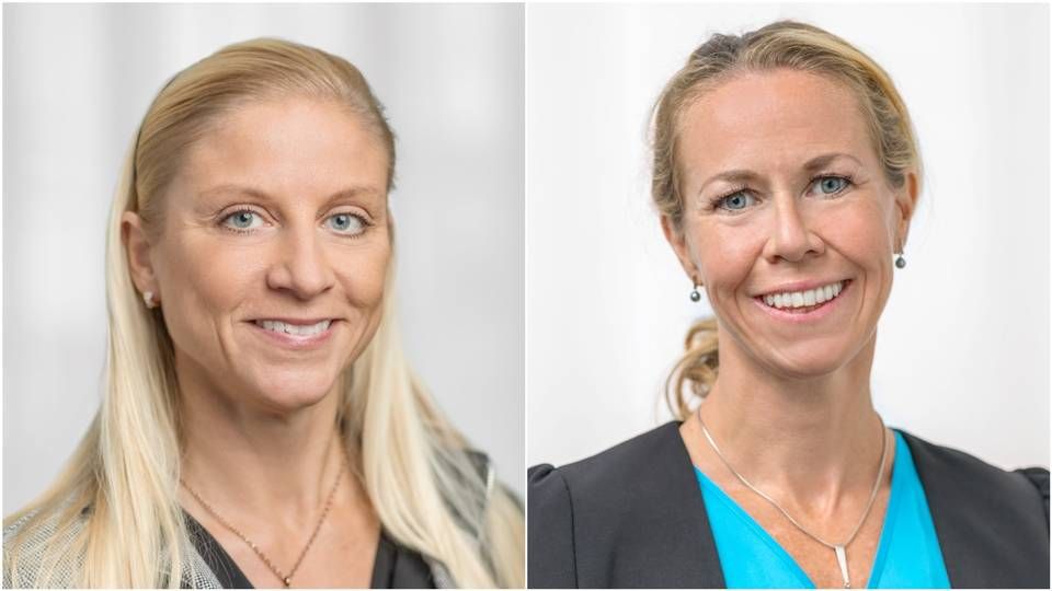 Ulrika Enhörning, new head of equities & Karin Beltzér, new head of fixed income, Swedbank Robur | Photo: PR / Swedbank Robur
