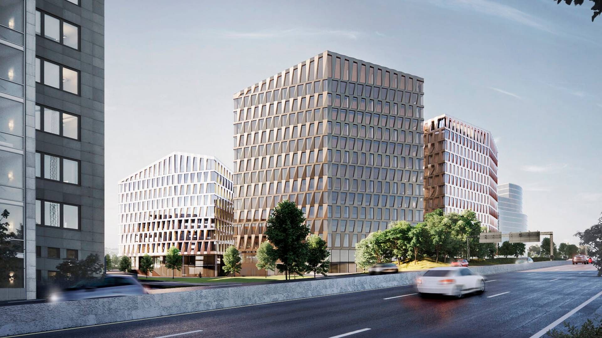 NYTT: Dette er en illustrasjon av det kommende kontorbygget Valle Vision, som nå får enda en statlig leietaker. | Foto: Lund+Slaatto Arkitekter