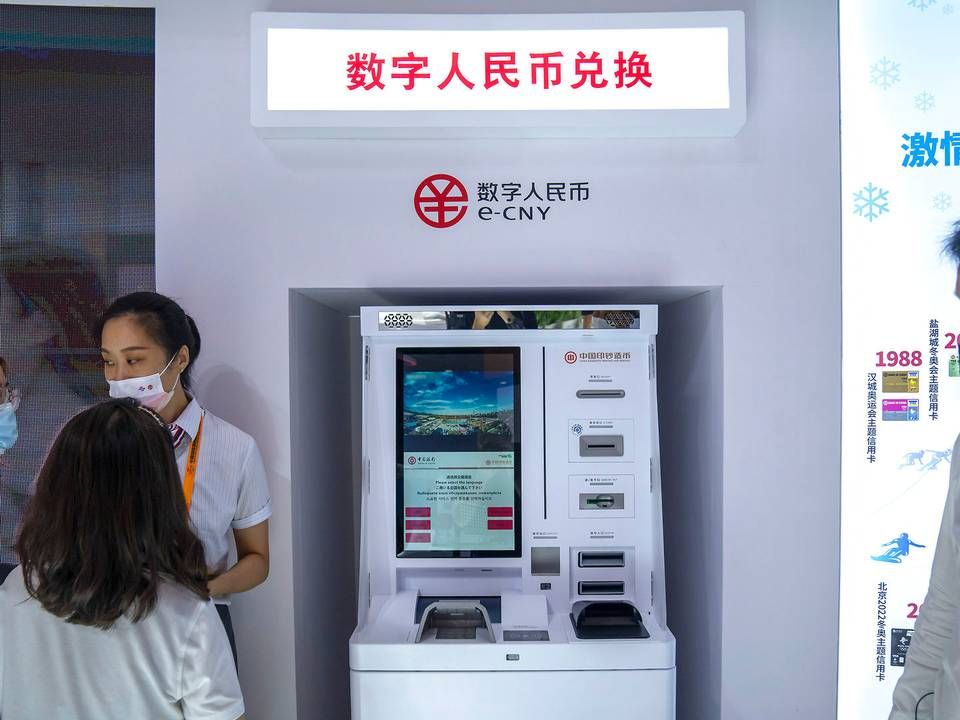 E-CNY er en digital valuta udstedt af Kinas centralbank. | Foto: Mark Schiefelbein/AP/Ritzau Scanpix
