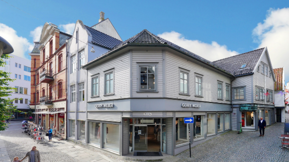 TIL SALGS: Mæhlefamilien vil ha 30 millioner kroner for sentrumseiendommer i Stavanger | Foto: Finn.no/Colliers