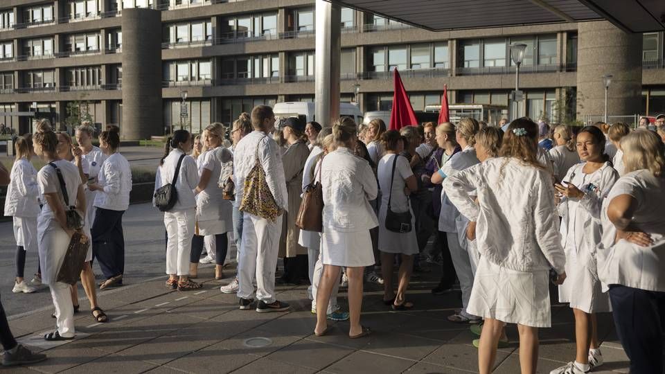 Sygeplejerskerne føler sig provokeret af Mette Frederiksens opfrdring til at yde endnu en ekstra indsats. | Foto: Marcus Emil Christensen