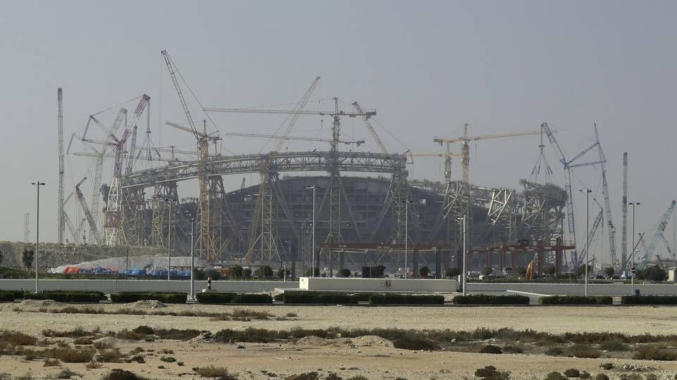 Qatar skal være vertskap for VM i fotball i 2022. Dette er Lusail Stadium i Lusail. | Foto: Hassan Ammar / AP