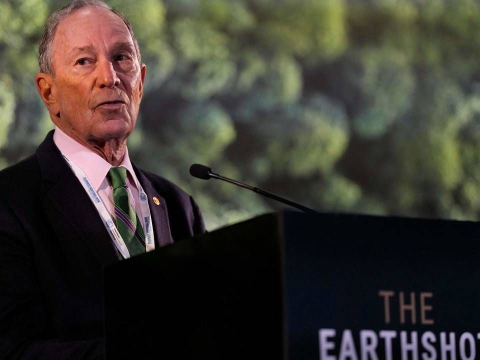 Michael Bloomberg, co-chair of the Glasgow Financial Alliance for Net Zero speaking at COP26 in Glasgow. | Photo: Alastair Grant/AFP / POOL