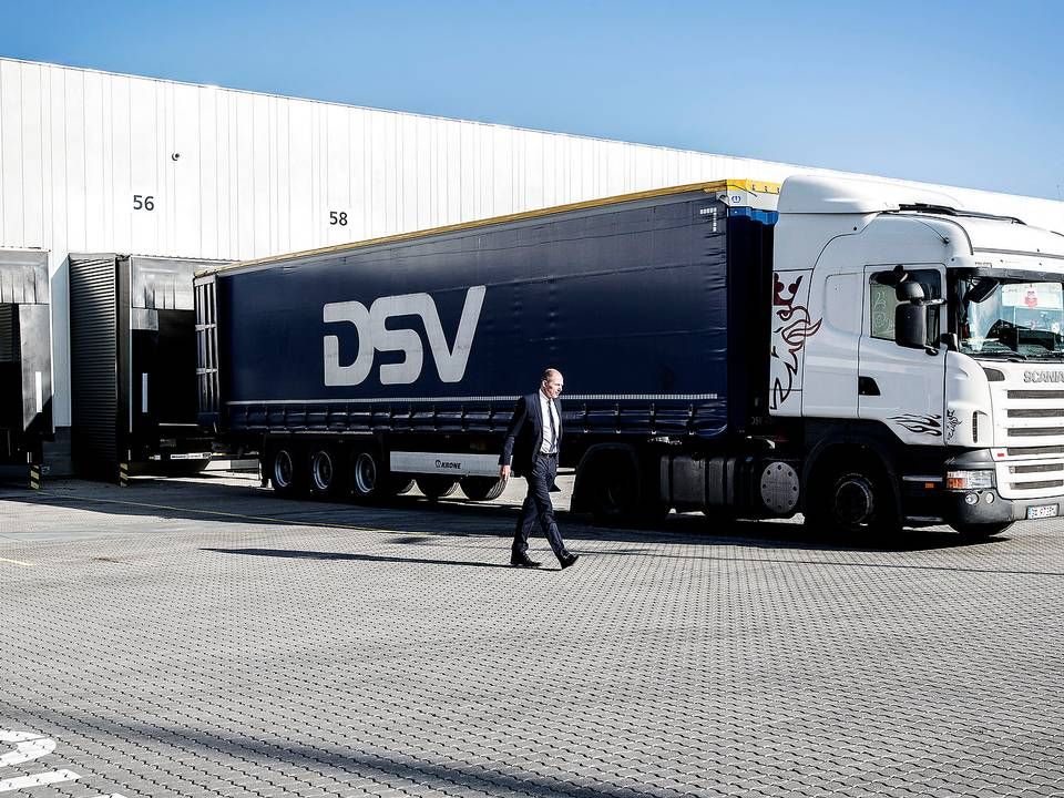 Flemming Ole Nielsen, executive vice president hos DSV, erkender, at Vestas' nye aftale med Mærsk udhuler den aftale, DSV har med vindmølleproducenten. | Foto: Bidstrup Stine/Ritzau Scanpix