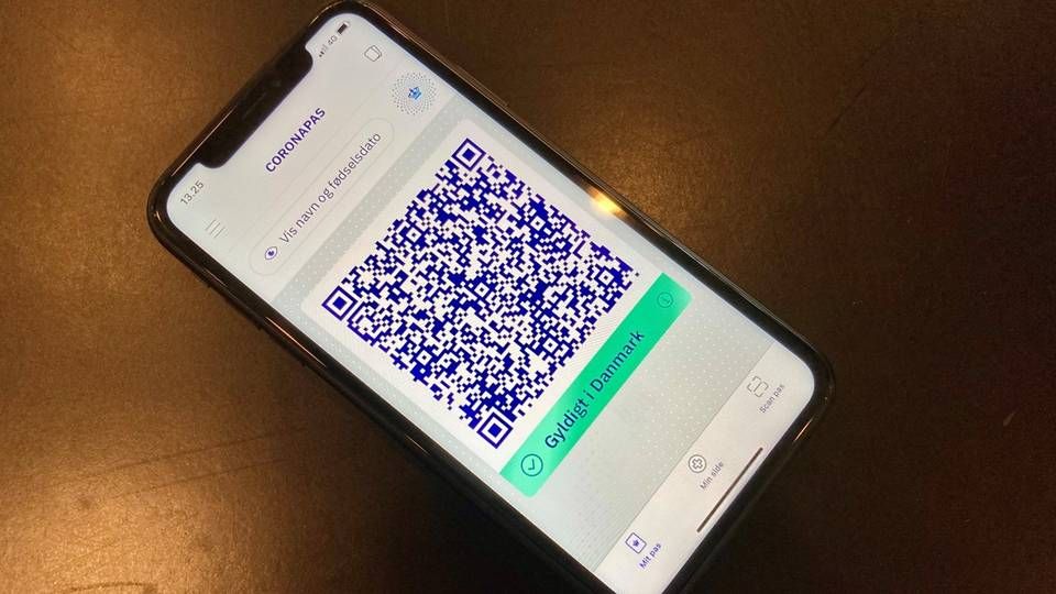 Coronapasset bliver igen taget i brug og kan også komme ind på arbejdspladser. | Foto: SSI