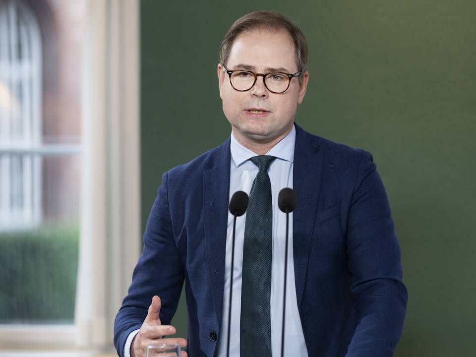 Finansminister Nicolai Wammen, har inviteret til pressemøde, dagen inden at den såkaldte velfærdslov skal førstebehandles i Folketingssalen | Foto: Claus Bech