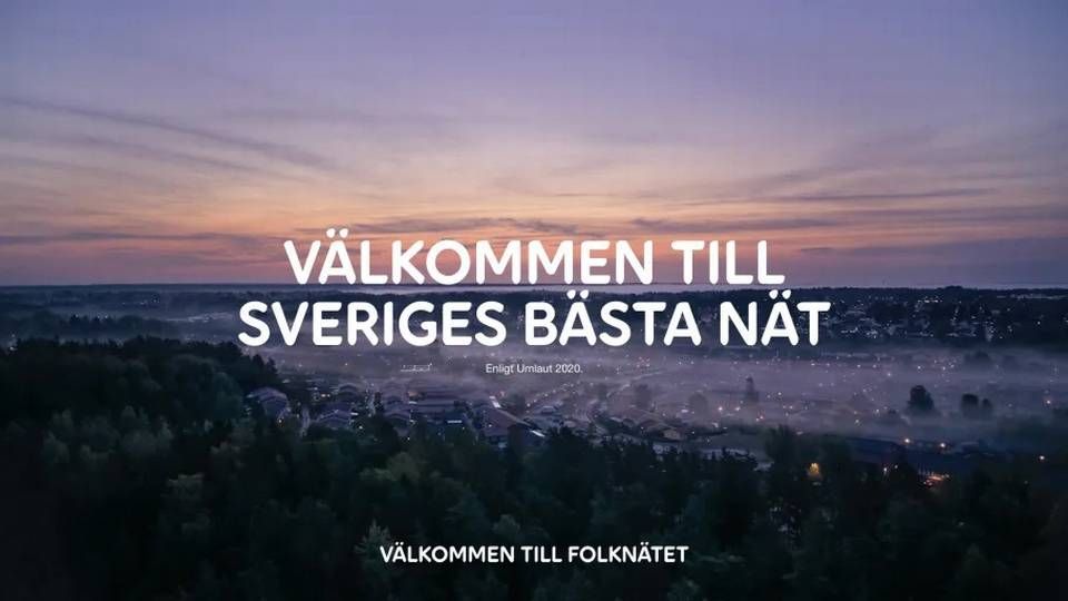 Det er påstande som denne, Telia Sverige ikke længere må benytte sig af, efter teleselskabet 3 har klaget og har fået medhold i den svenske patent- og markedsdomstol. | Foto: Telia Sverige