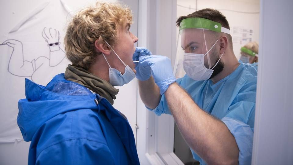 Testkapaciteten bliver nu øget. | Foto: Jens Thaysen/Jysk Fynske Medier