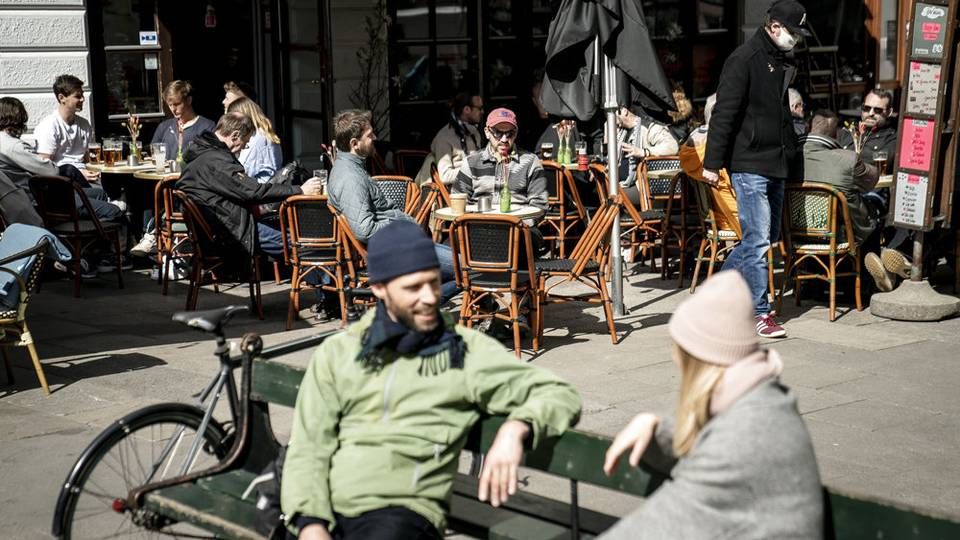 Restaurant- og barbesøg har i tredje kvartal været med til at trække op i den danske økonomi. (Arkivfoto). | Foto: Mads Claus Rasmussen/Ritzau Scanpix