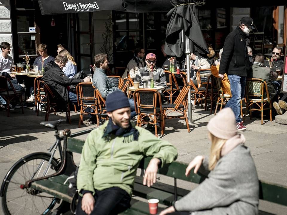 Restaurant- og barbesøg har i tredje kvartal været med til at trække op i den danske økonomi. (Arkivfoto). | Foto: Mads Claus Rasmussen/Ritzau Scanpix