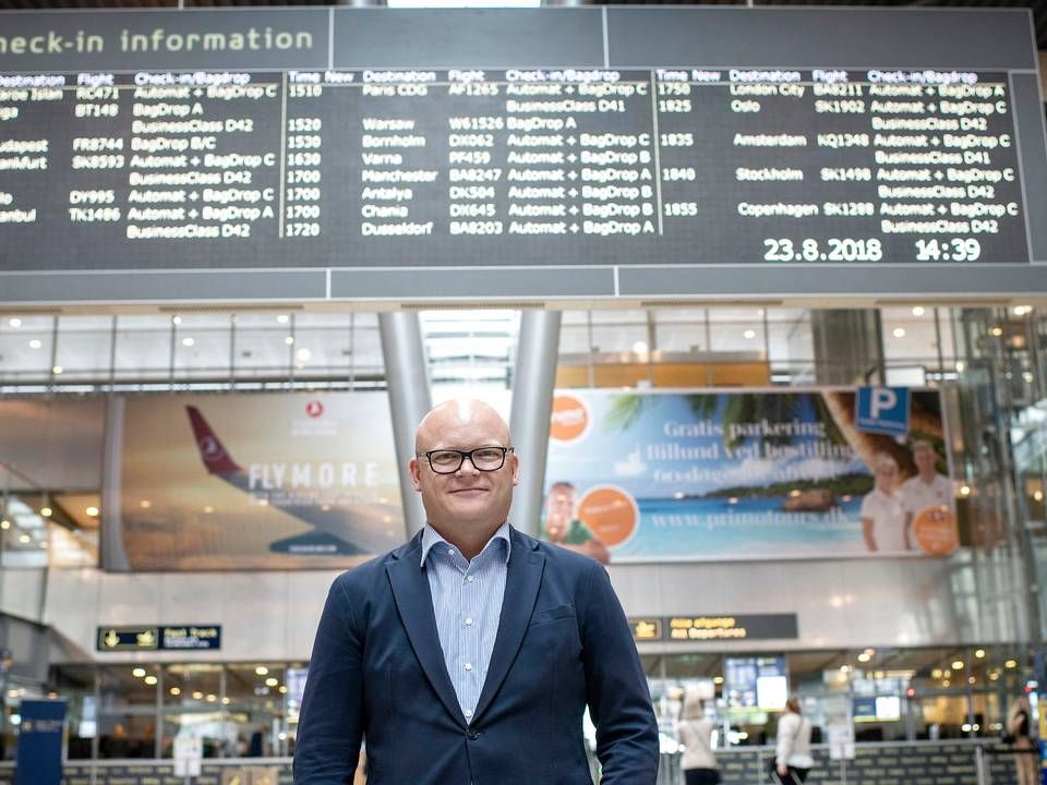 Jan Hessellund, adm. direktør i Billund Lufthavn | Foto: Joachim Ladefoged/Ritzau Scanpix