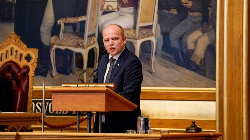 Finansminister Trygve Slagsvold Vedum (Sp). | Foto: Stian Lysberg Solum / NTB