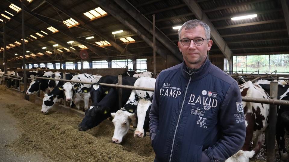 Alex Thomsen er mælkeproducent i Varde. | Foto: Emma Kjær Lauridsen/Watch Medier