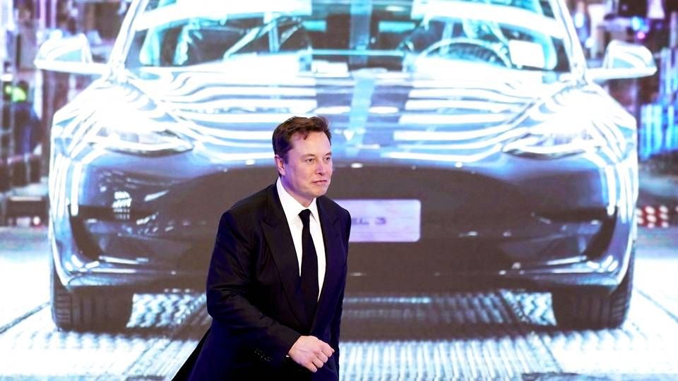 Det er et tweet fra Teslas ejer og grundlægger, Elon Musk, i sommeren 2018, der er årsag til, at Tesla nu bliver sagsøgt af JP Morgan. | Foto: Aly Song/Reuters/Ritzau Scanpix