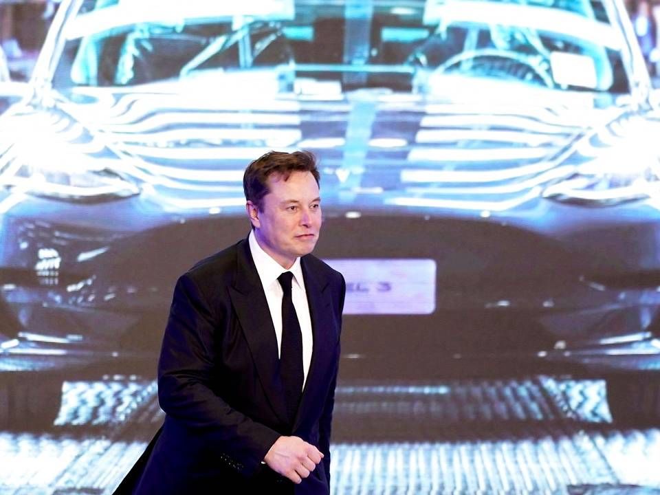 Det er et tweet fra Teslas ejer og grundlægger, Elon Musk, i sommeren 2018, der er årsag til, at Tesla nu bliver sagsøgt af JP Morgan. | Foto: Aly Song/Reuters/Ritzau Scanpix