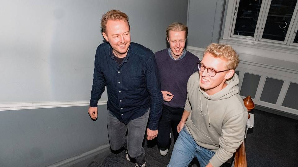 Jonas Thordal, Jakob Skytte og Jakob Kristensen har sammen stiftet Weld. | Foto: Weld/PR