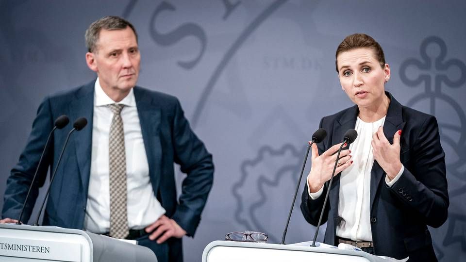 Justitsminister Nick Hækkerup (S) og statsminister Mette Frederiksen (S). | Foto: Mads Claus Rasmussen/Ritzau Scanpix