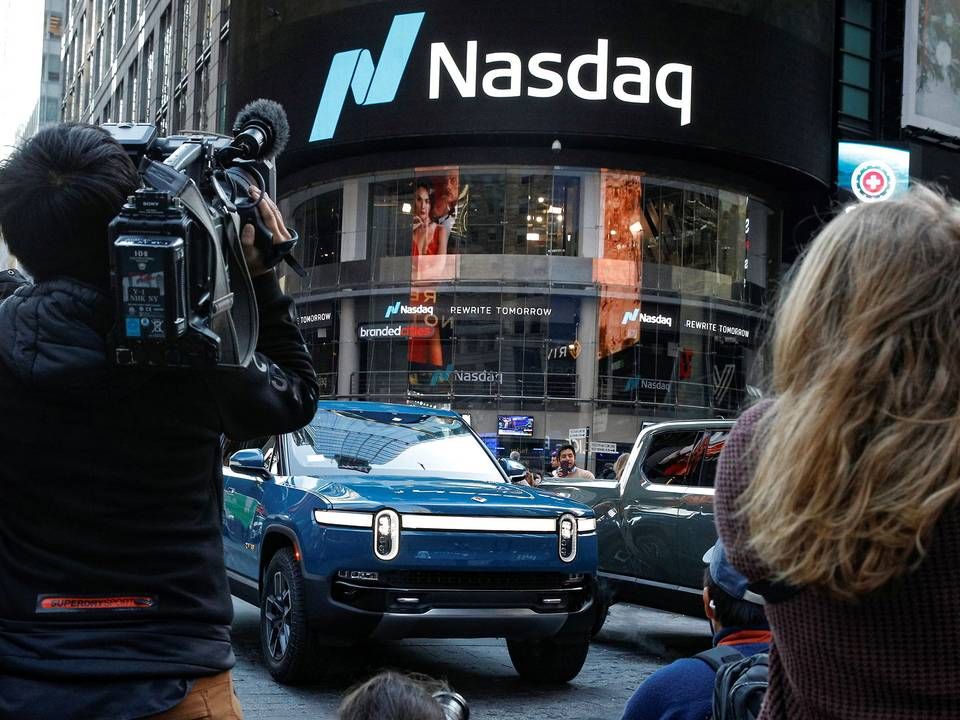 Billedet viser elbilsproducenten Rivian, som for nyligt debuterede på børsen også med markante stigninger de første handelsdage. | Foto: Brendan Mcdermid/Reuters/Ritzau Scanpix