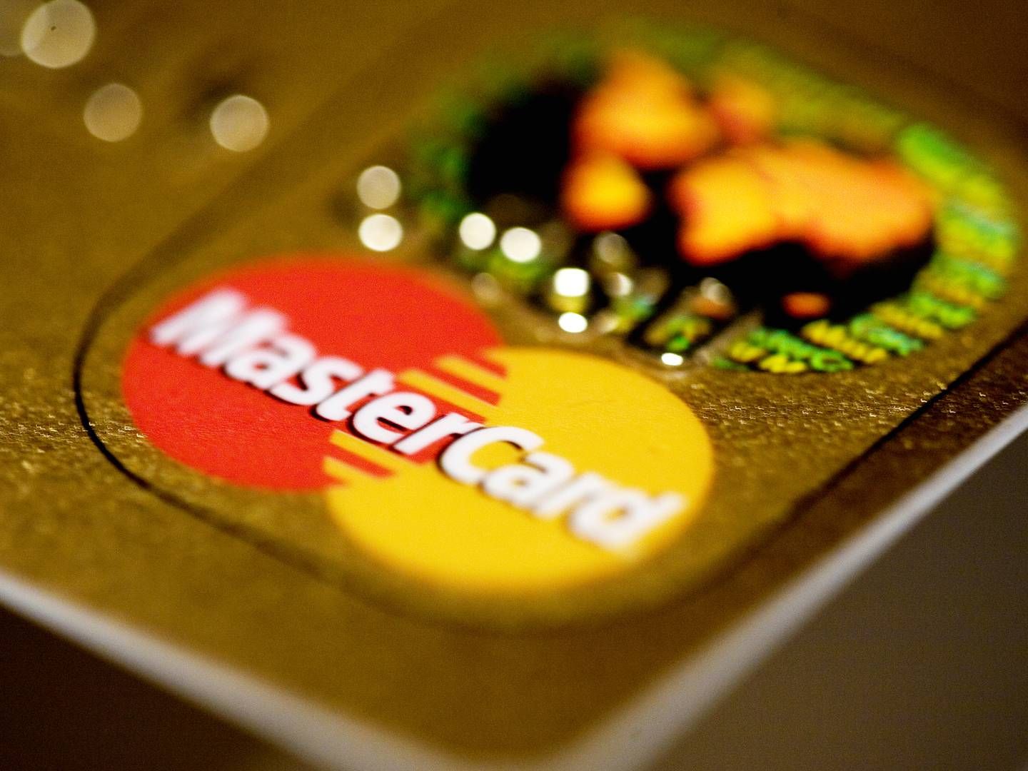 Bilde av et kort fra Mastercard. | Foto: Thomas Borberg