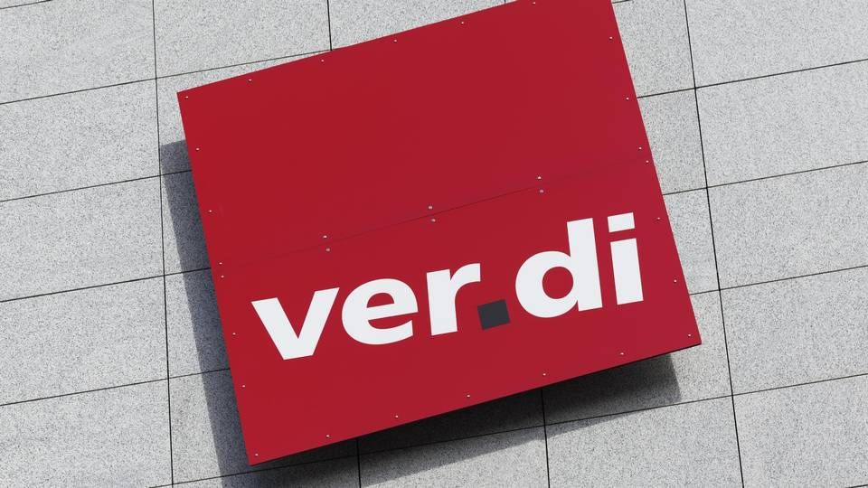 Verdi-Logo an einer Geschäftsstelle (Symbolbild) | Foto: picture alliance / imageBROKER | Karl F. Schöfmann