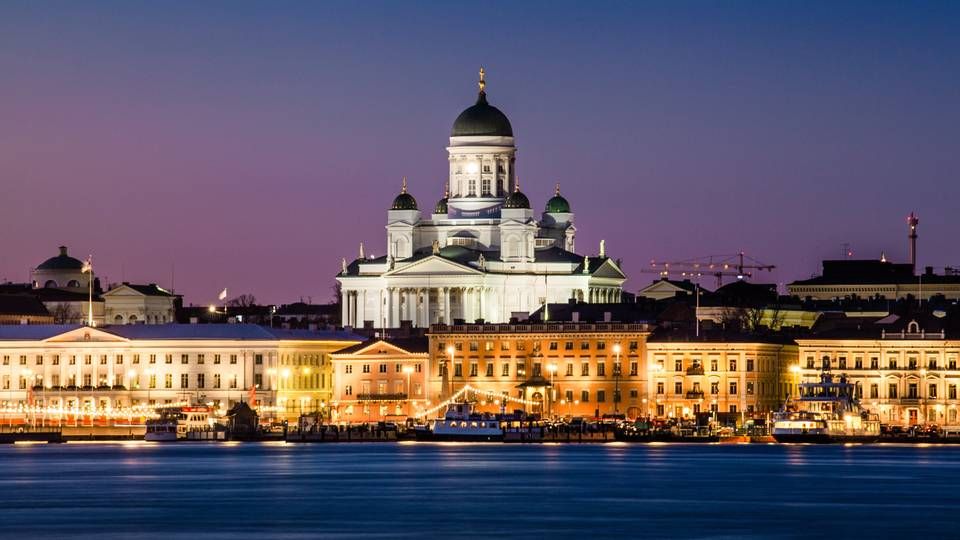 A view of Helsinki's iconic cathedral, also known as St. Nicholas' Church.