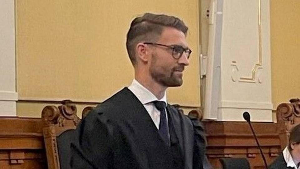 Advokat Hallgrim Fagervold under saken i Høyesterett. | Foto: Advokatfirmaet Øverbø Gjørtz